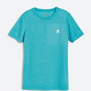 Hurley boys short sleeve crew neck. XL blue.